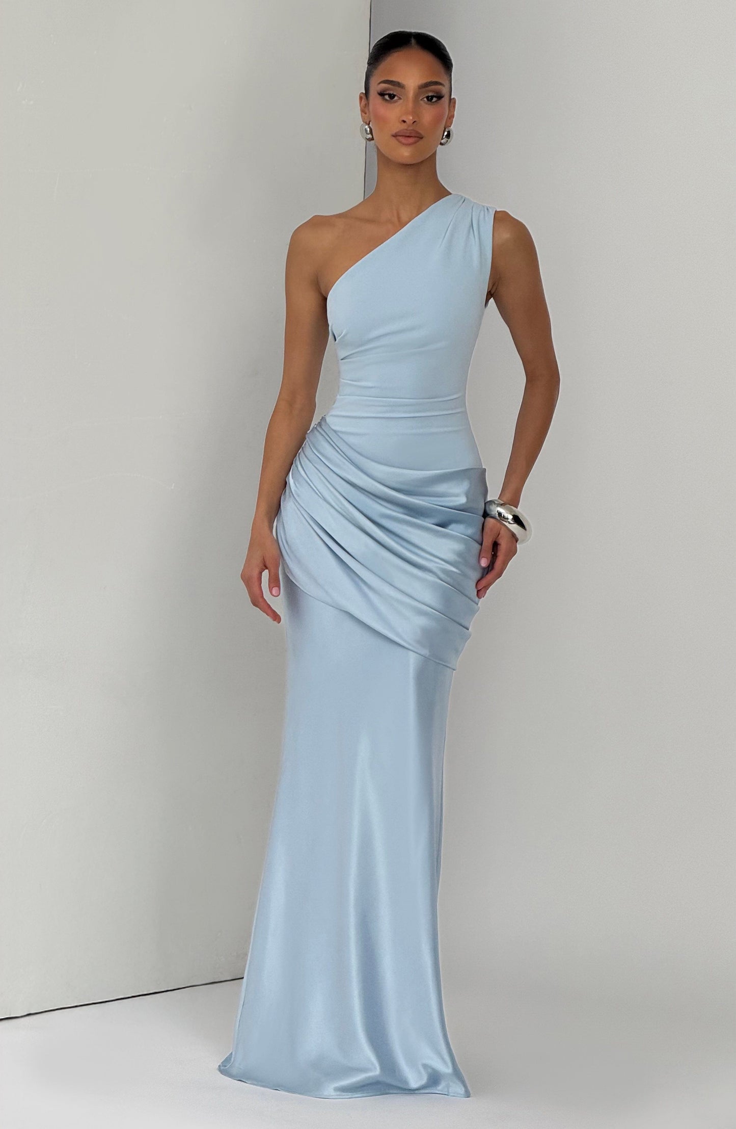 Robe Longue Sadona - Bleu Glacier