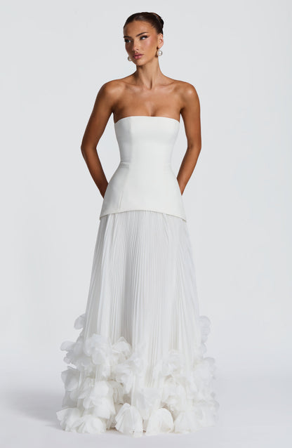 Robe Longue Seraphina - Ivoire