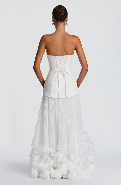Robe Longue Seraphina - Ivoire