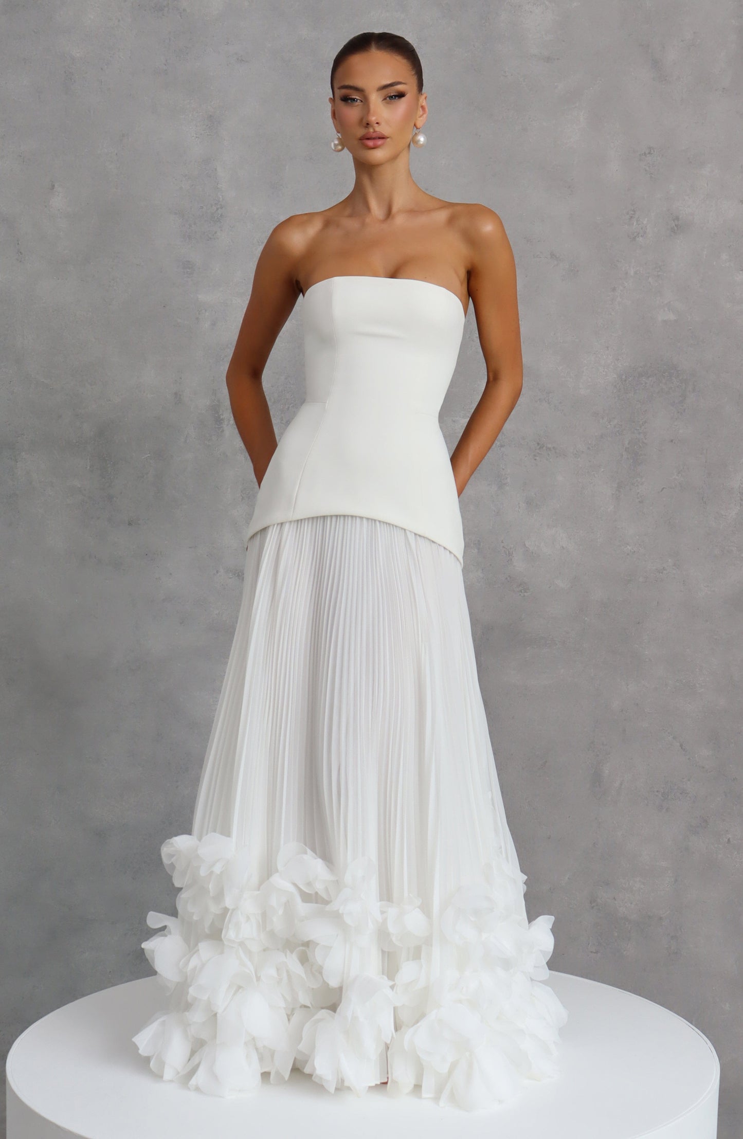 Robe Longue Seraphina - Ivoire
