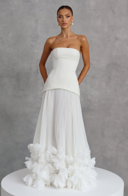 Robe Longue Seraphina - Ivoire