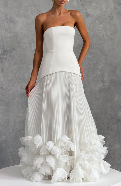Robe Longue Seraphina - Ivoire