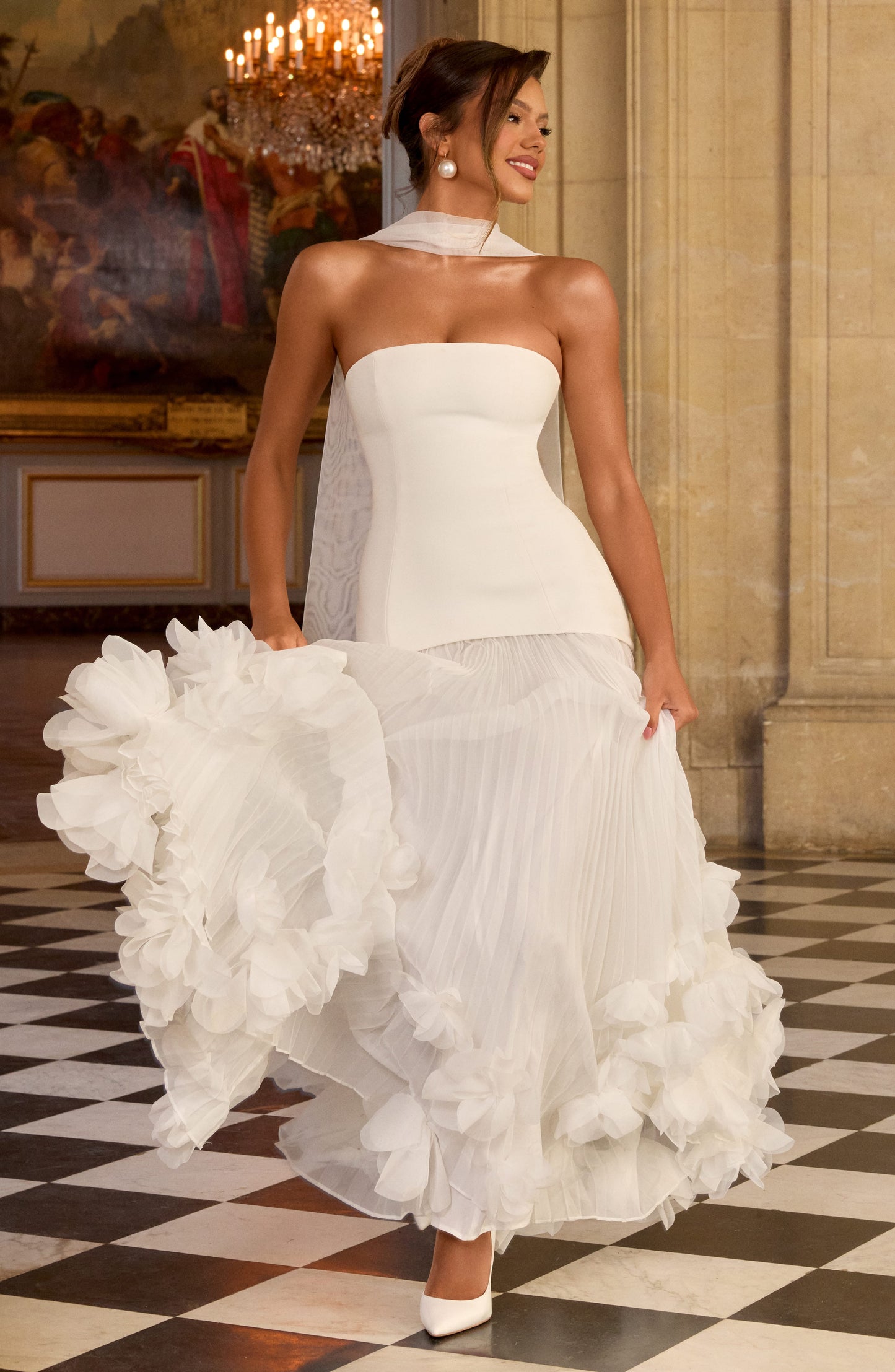 Robe Longue Seraphina - Ivoire