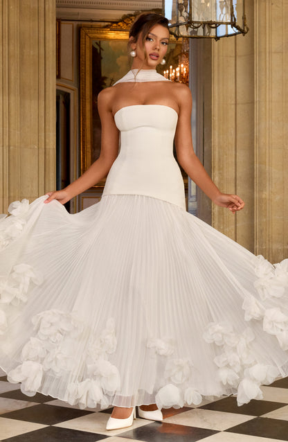 Robe Longue Seraphina - Ivoire