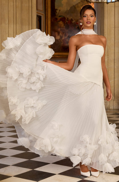 Robe Longue Seraphina - Ivoire