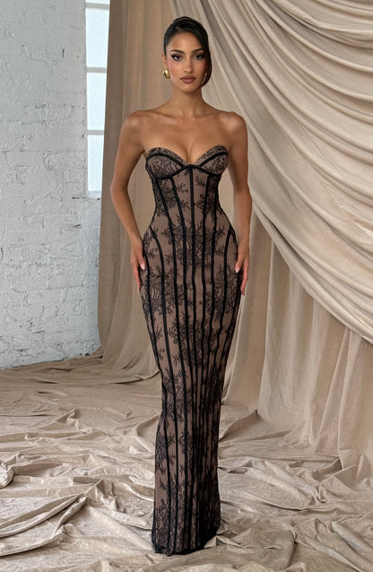 Robe Longue Sian - Noir