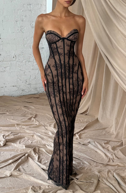Robe Longue Sian - Noir