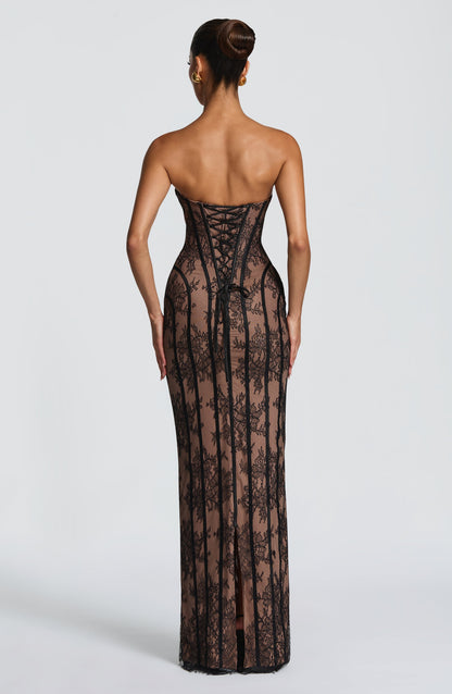 Robe Longue Sian - Noir