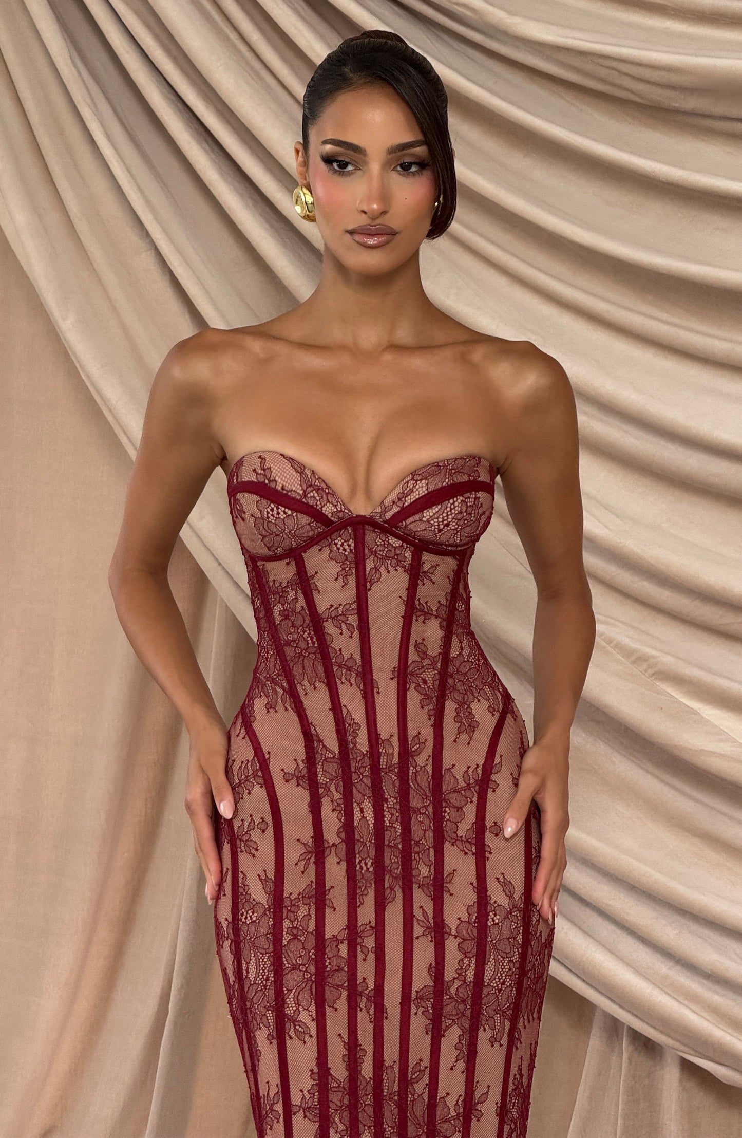 Robe Longue Sian - Bourgogne