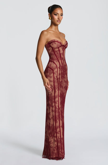 Robe Longue Sian - Bourgogne