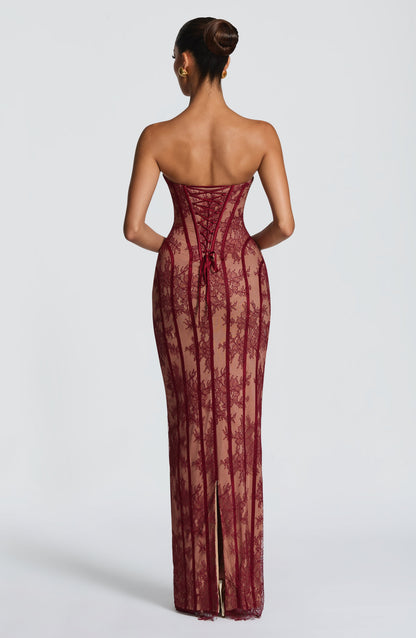 Robe Longue Sian - Bourgogne