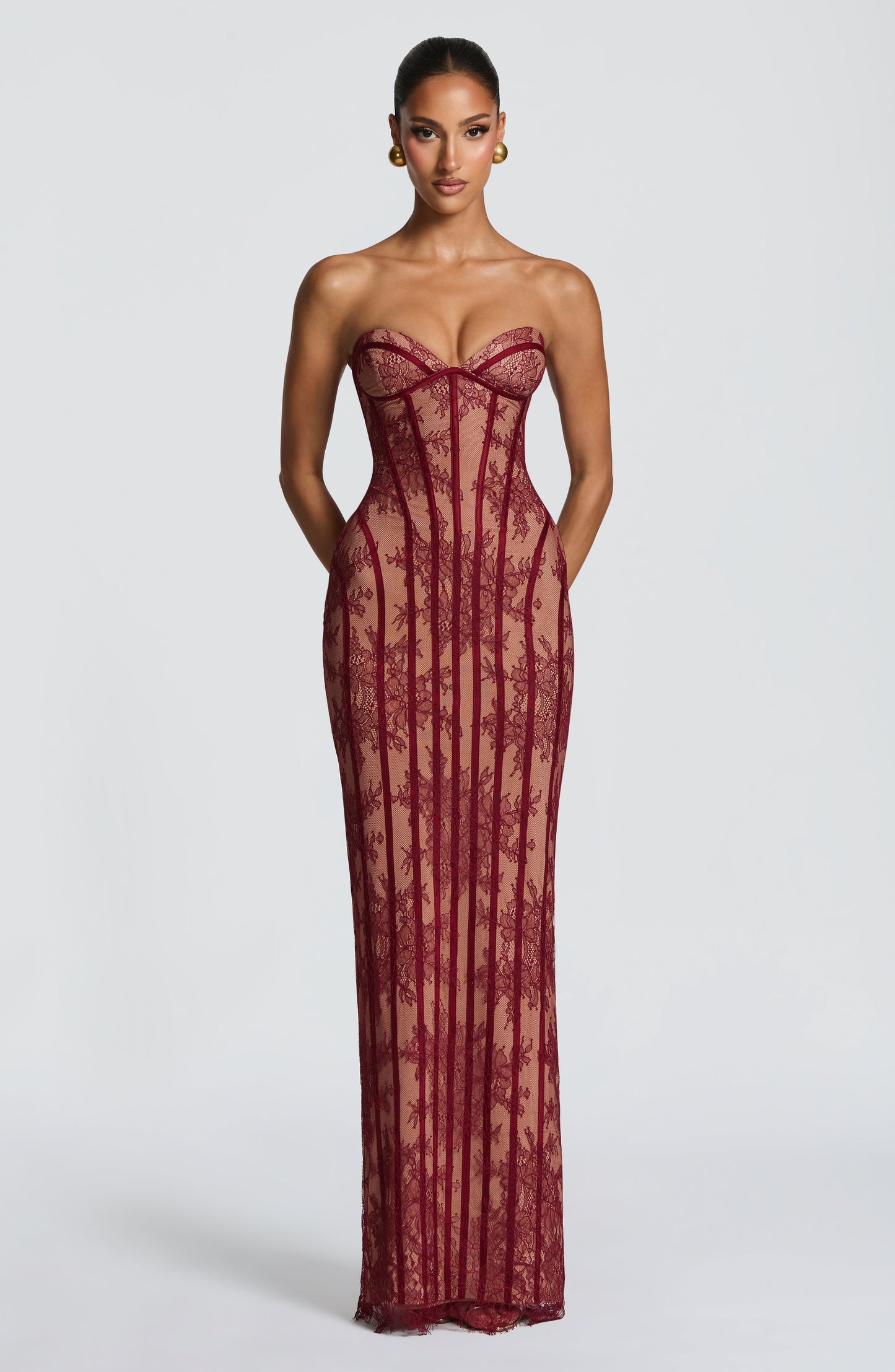 Robe Longue Sian - Bourgogne