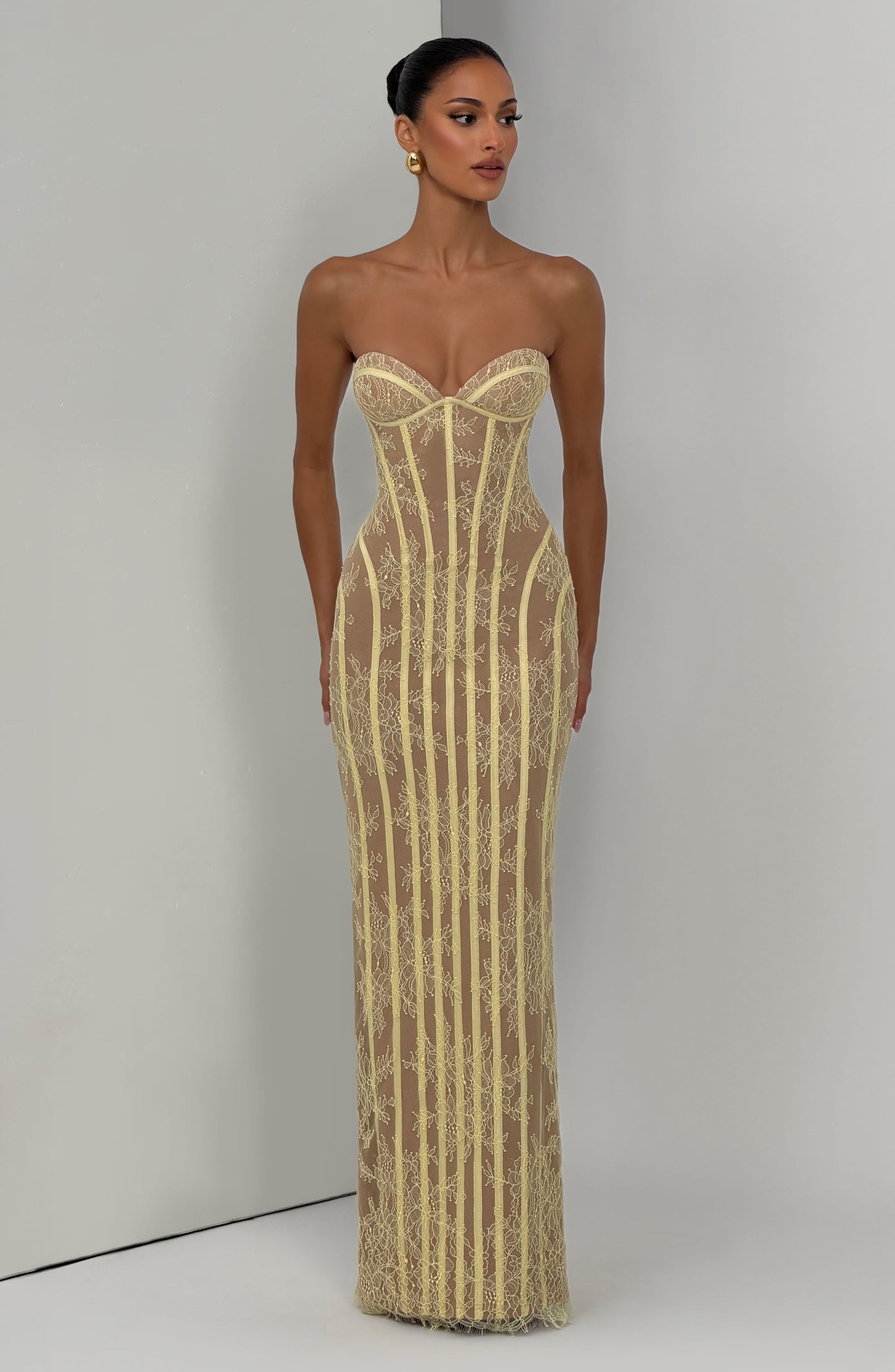 Robe Longue Robe - Jaune citron