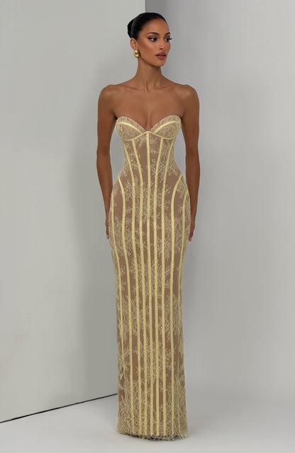 Robe Longue Robe - Jaune citron