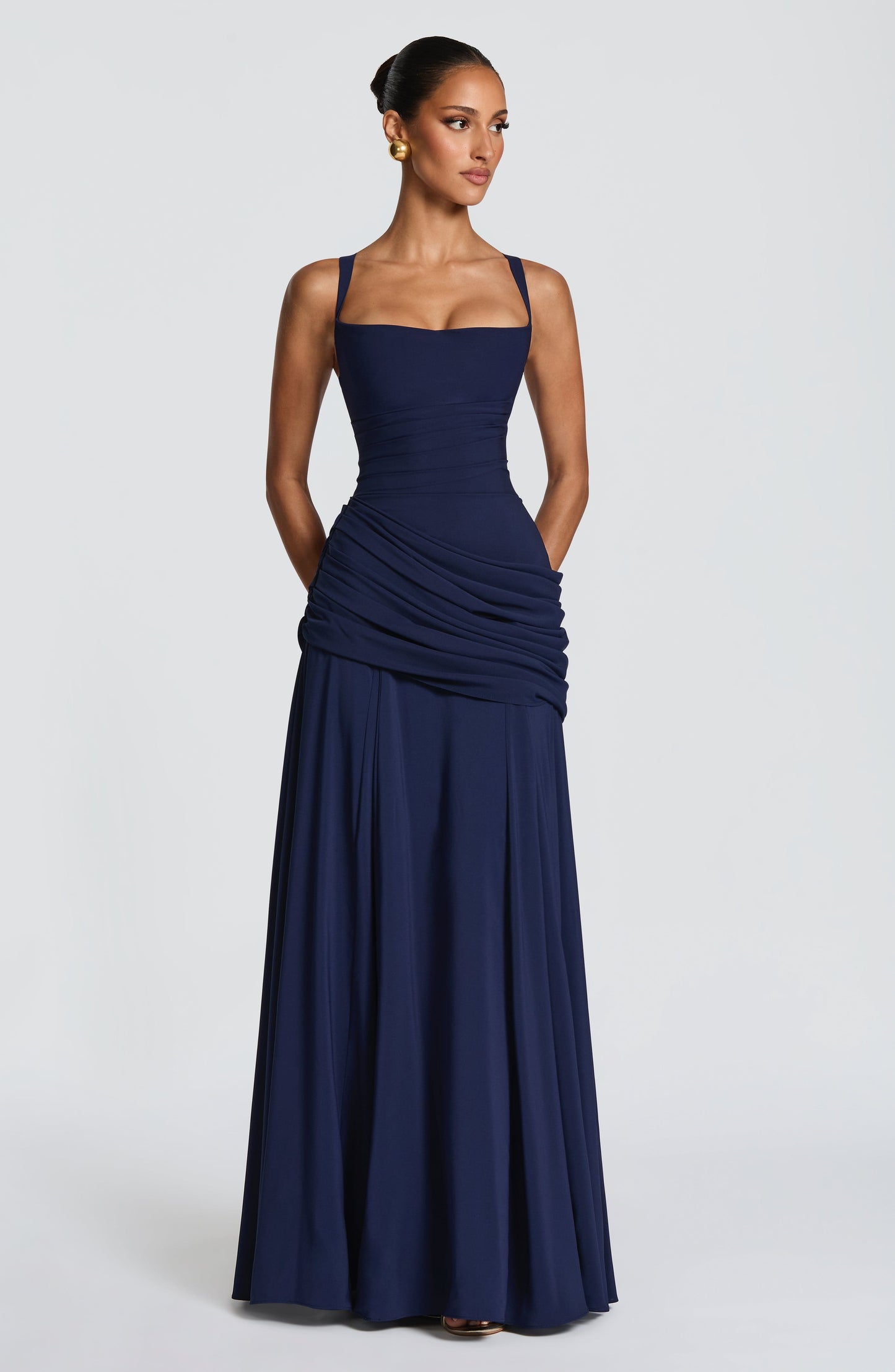 Robe Longue Sura - Bleu Marine