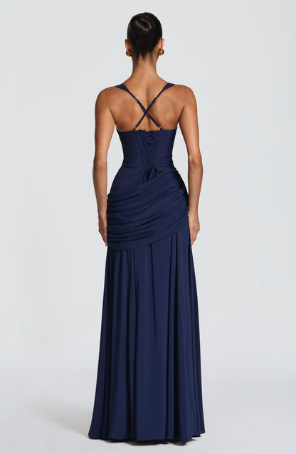 Robe Longue Sura - Bleu Marine