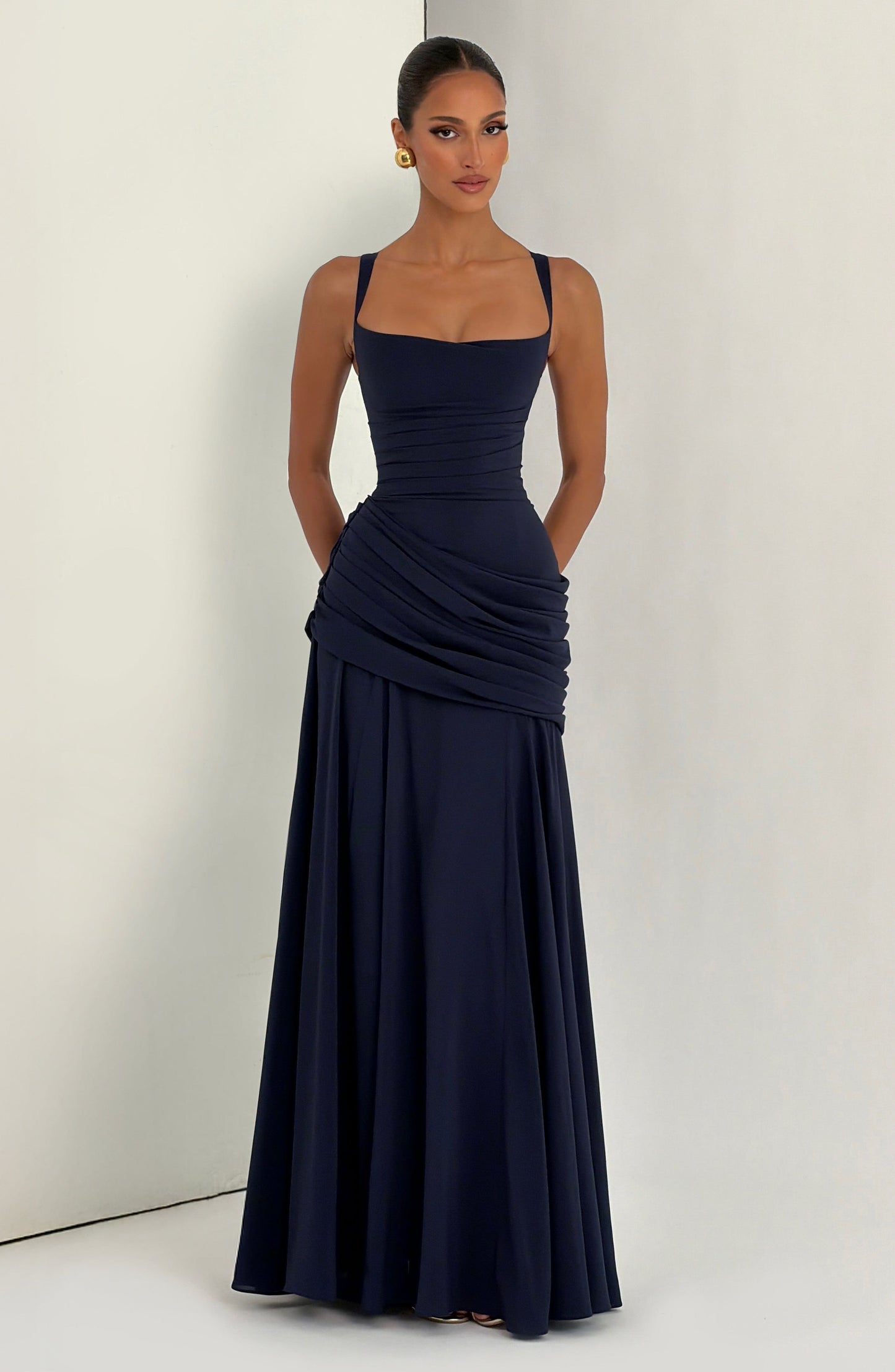 Robe Longue Sura - Bleu Marine