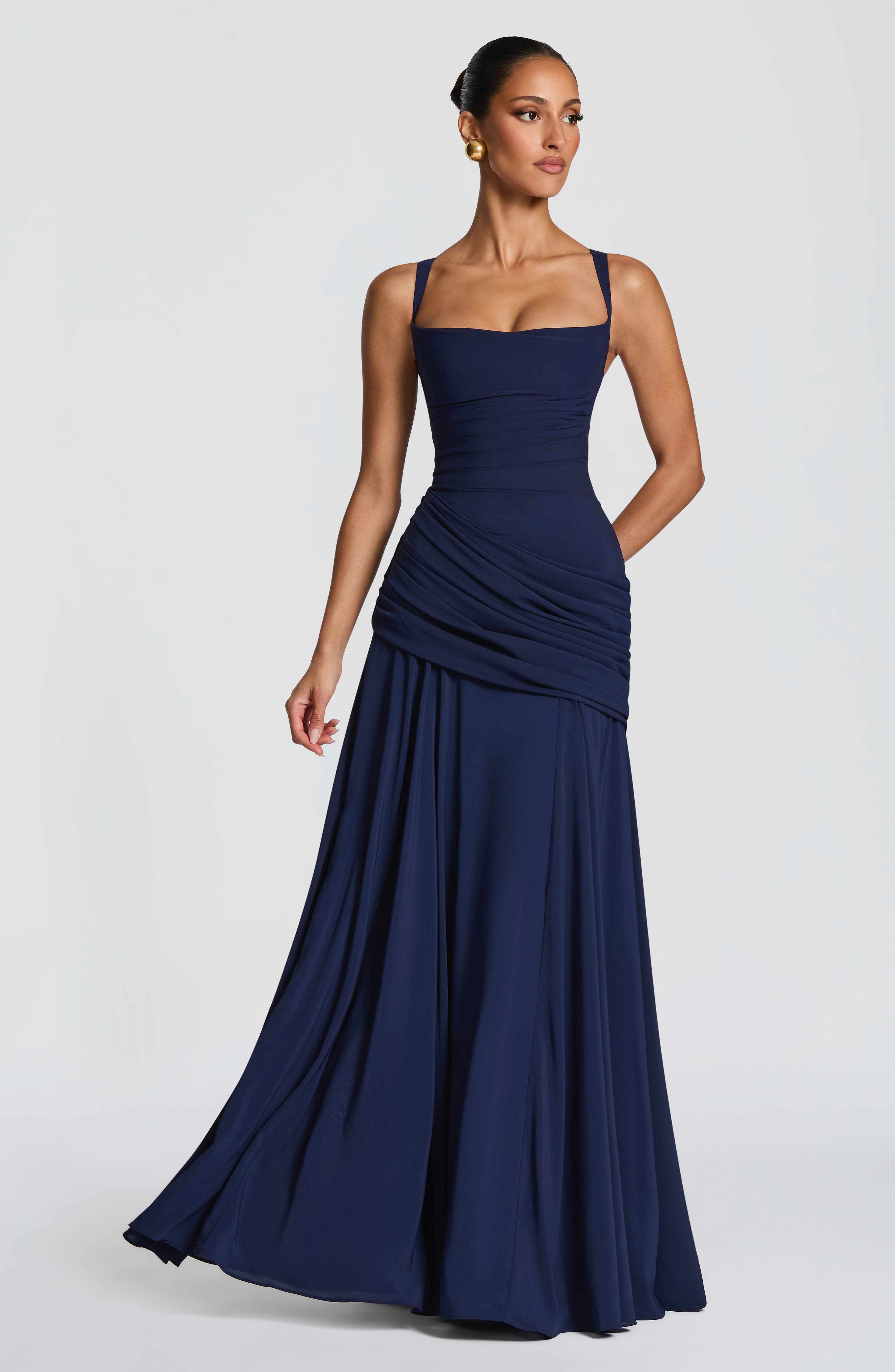 Robe Longue Sura - Bleu Marine