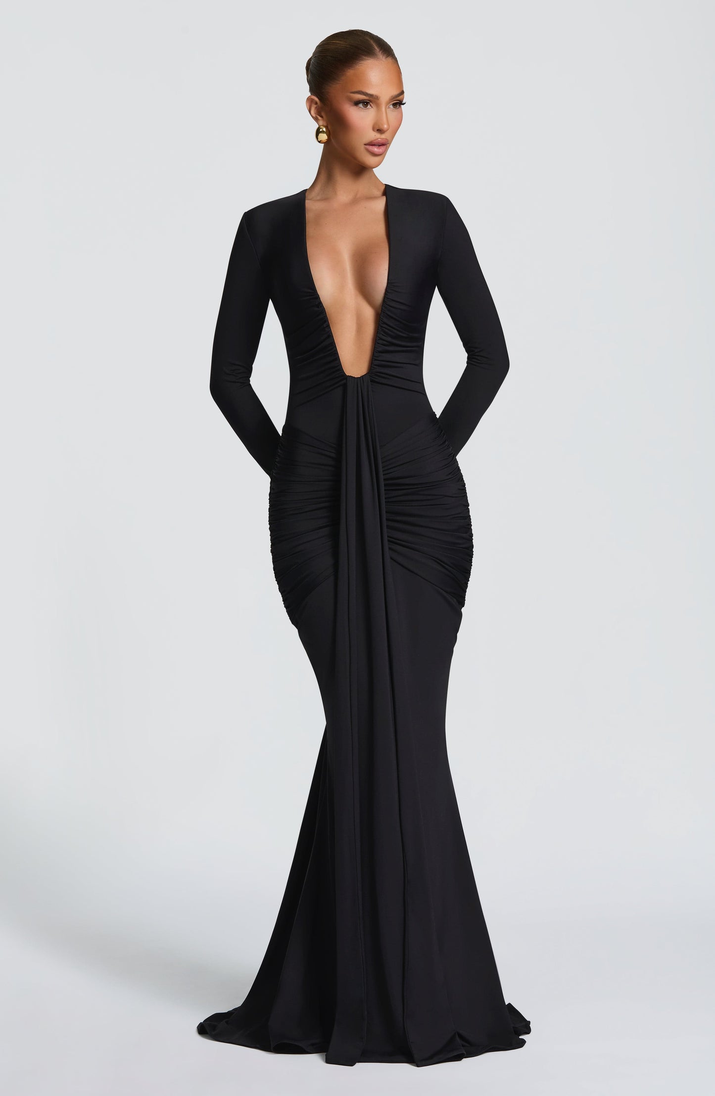 Robe Longue Longue - Noir