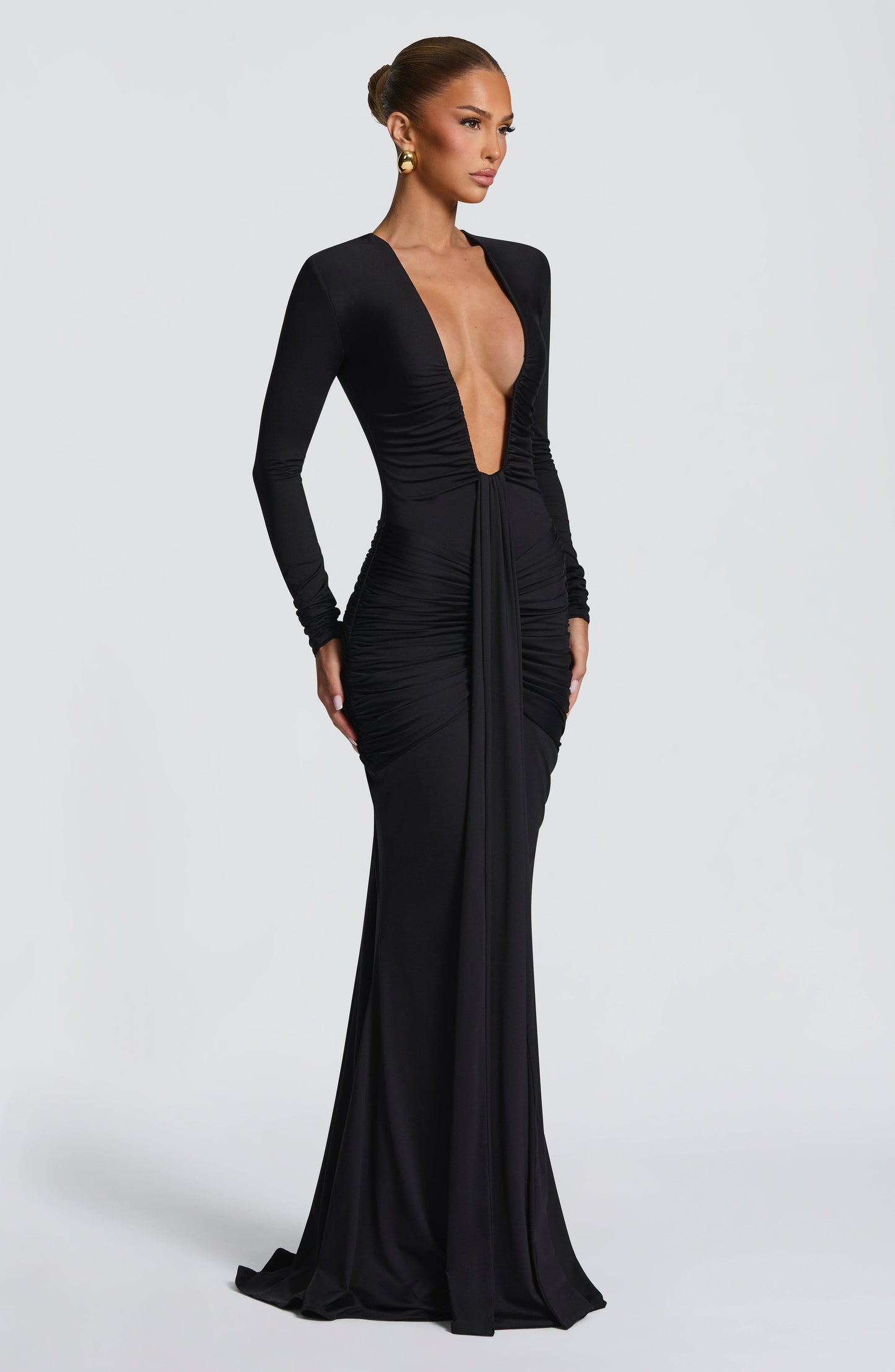Robe Longue Longue - Noir