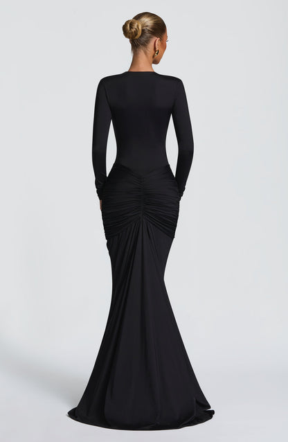 Robe Longue Longue - Noir