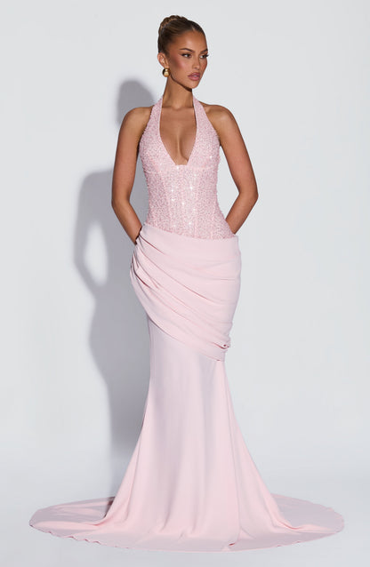 Robe Longue Longue - Blush