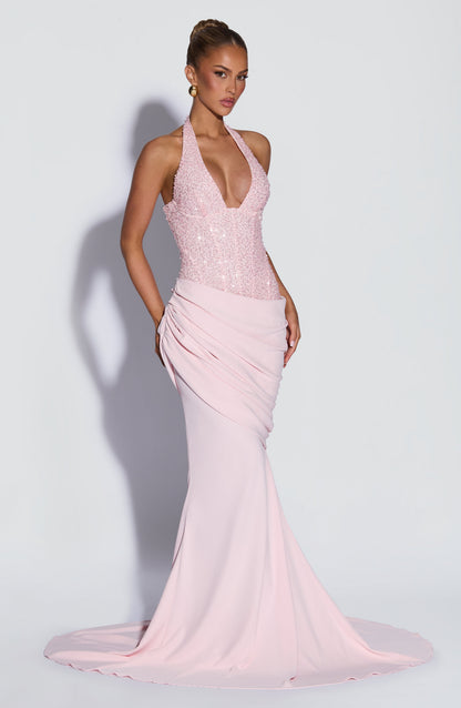 Robe Longue Longue - Blush