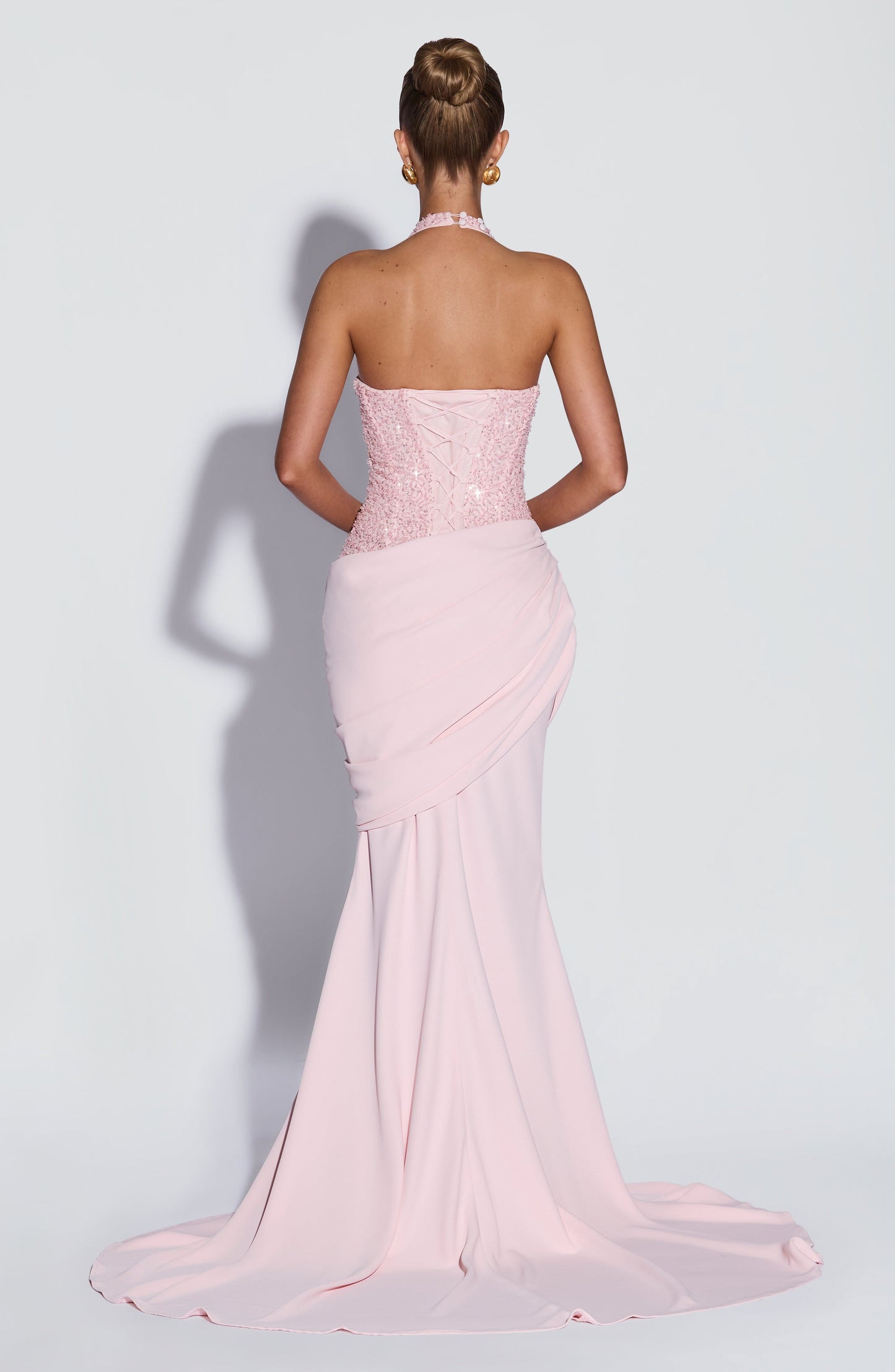 Robe Longue Longue - Blush