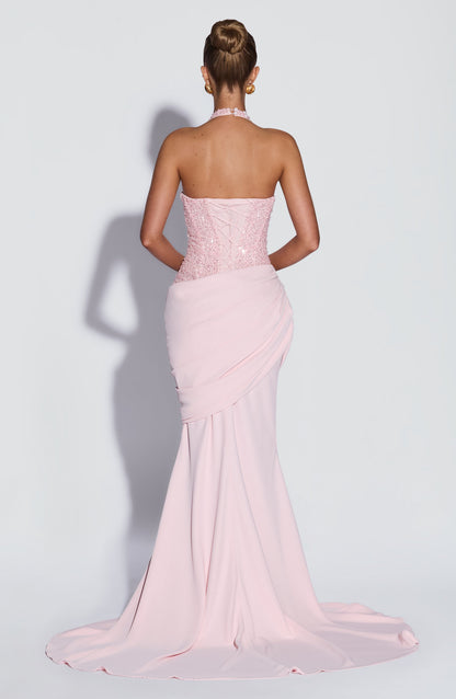 Robe Longue Longue - Blush