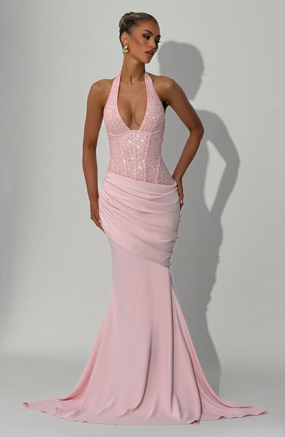 Robe Longue Longue - Blush