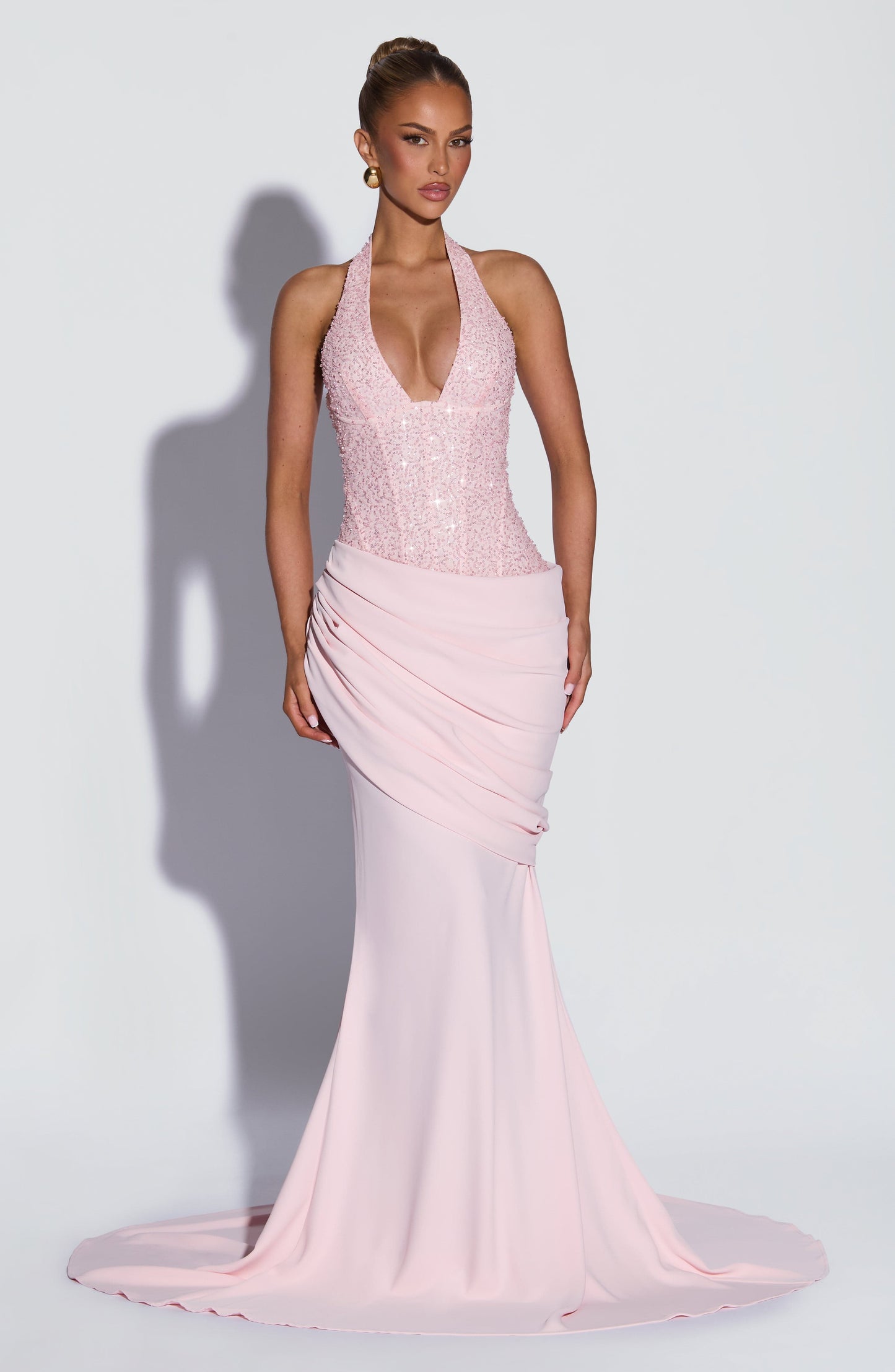 Robe Longue Longue - Blush