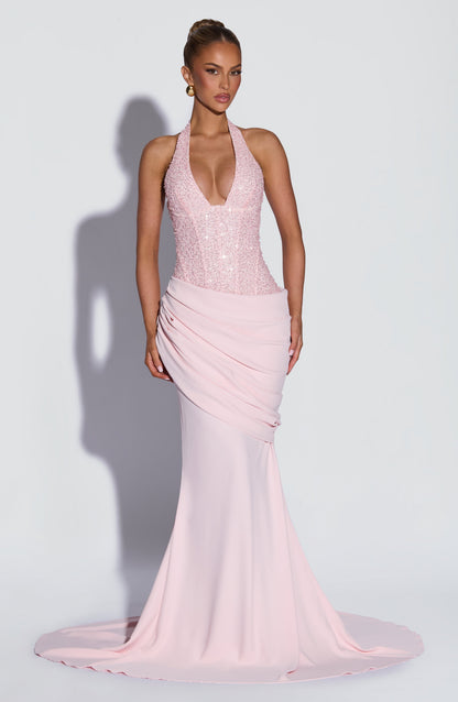 Robe Longue Longue - Blush