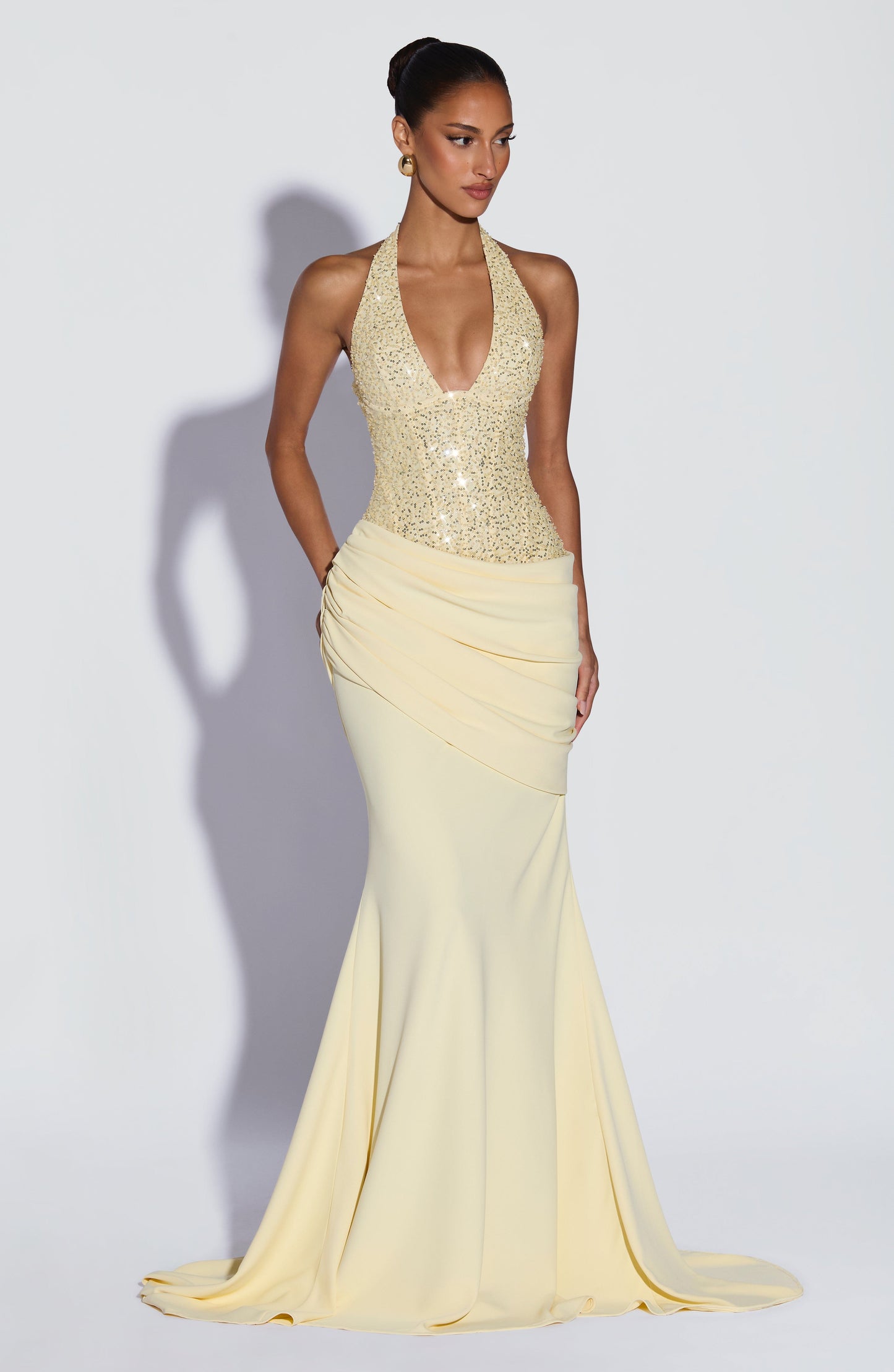 Robe Longue Robe - Jaune citron