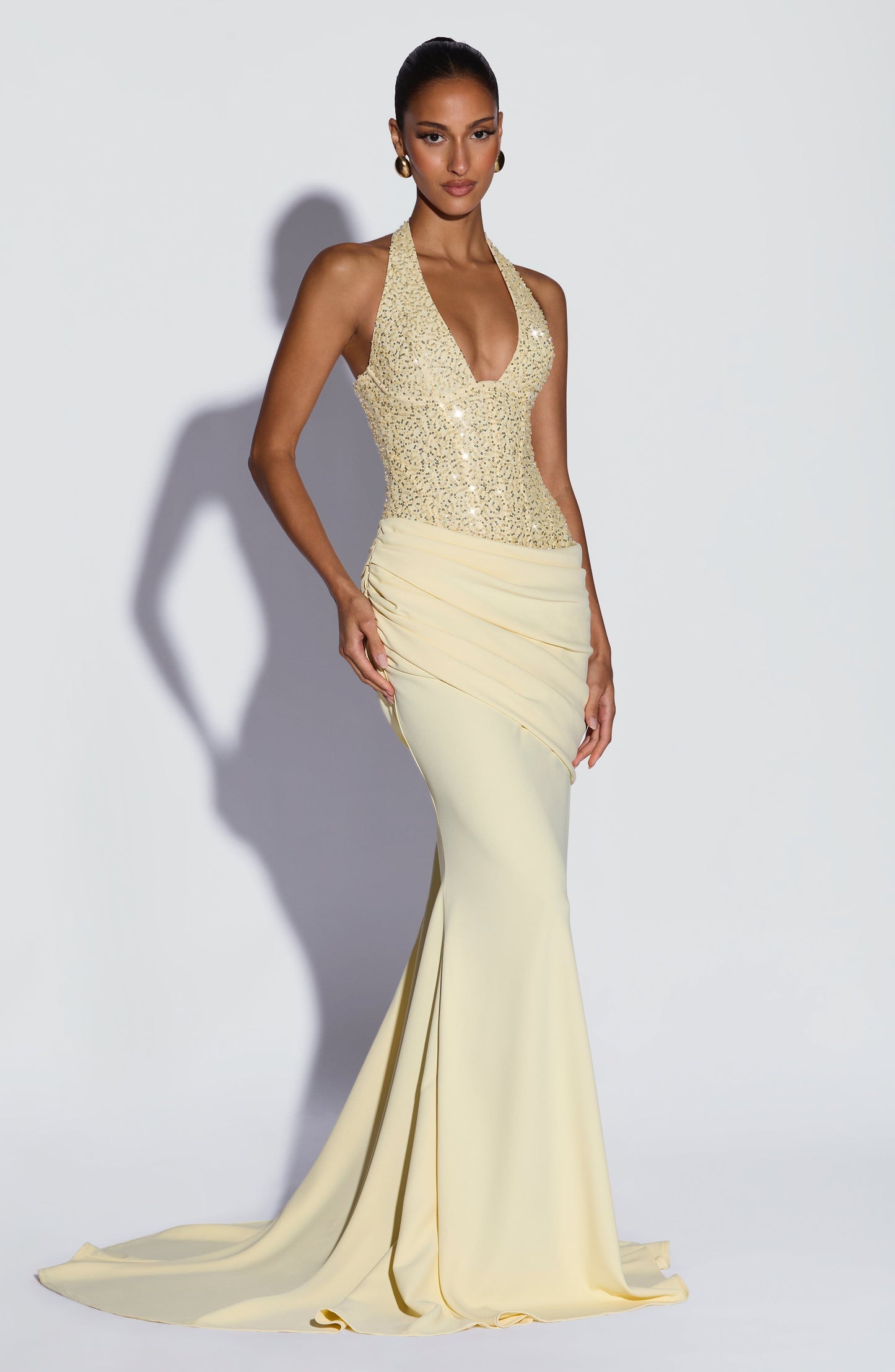 Robe Longue Robe - Jaune citron