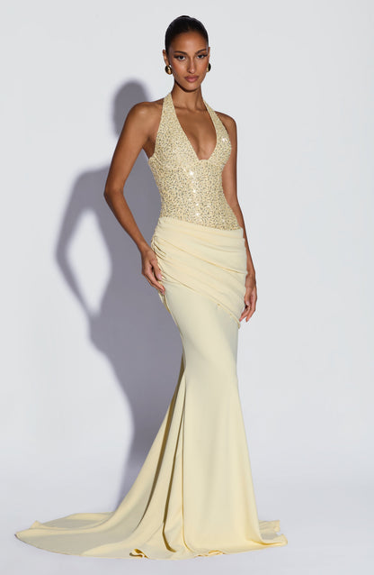 Robe Longue Robe - Jaune citron