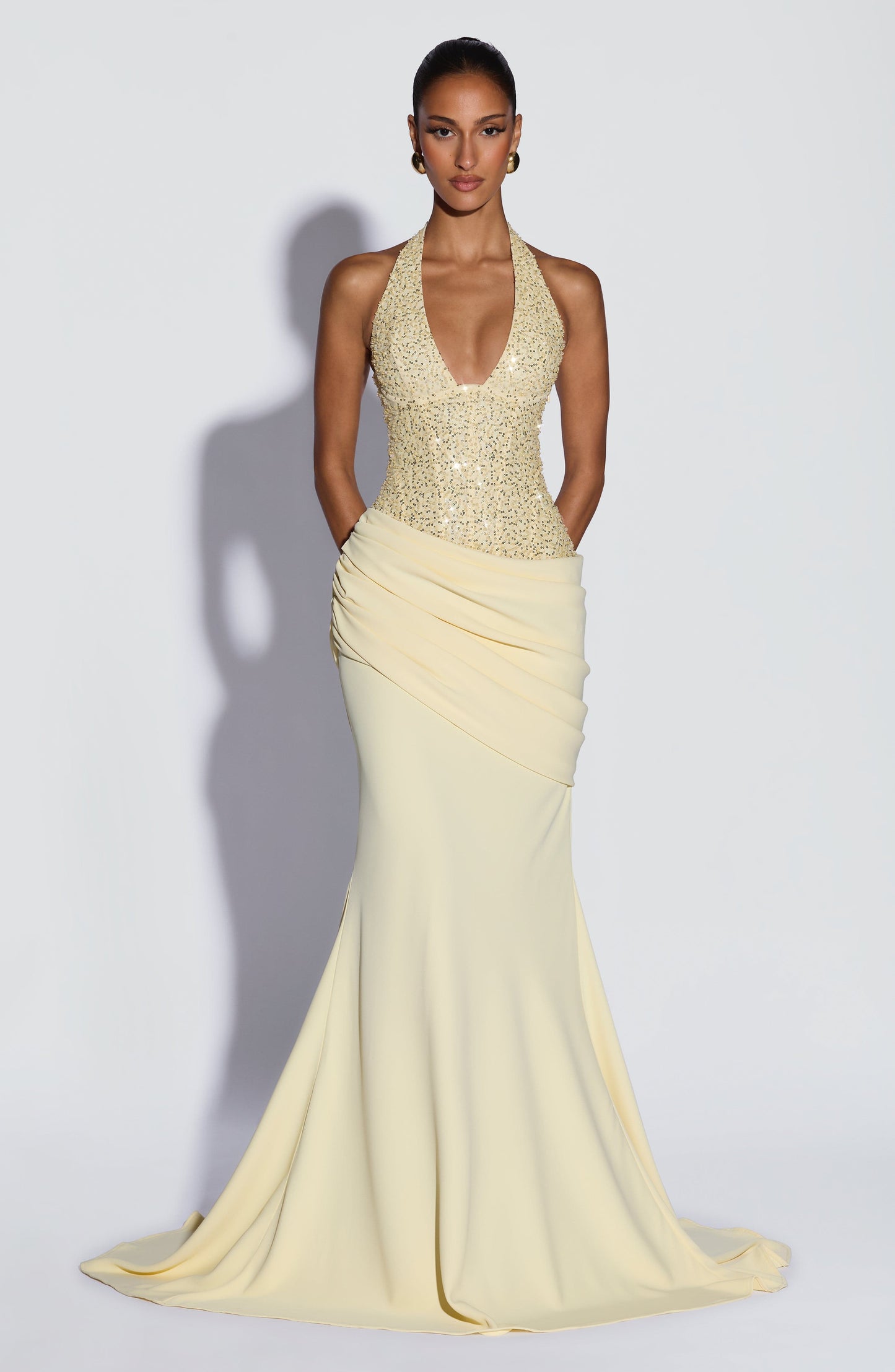 Robe Longue Robe - Jaune citron