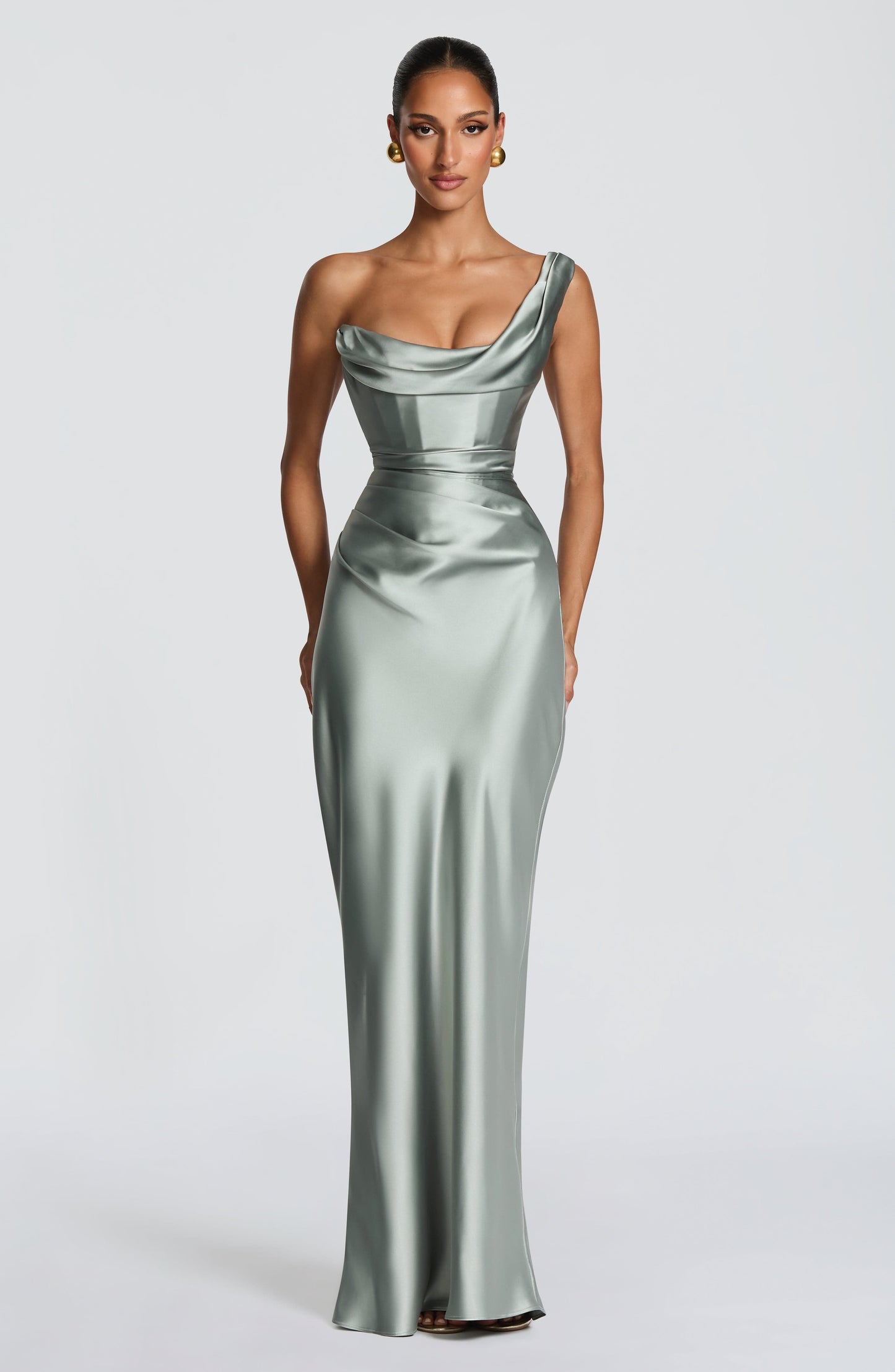 Robe Longue Thalassa - Vert Sauge