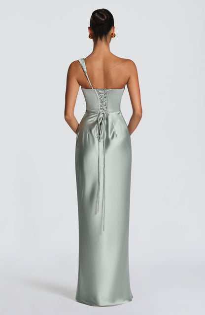 Robe Longue Thalassa - Vert Sauge