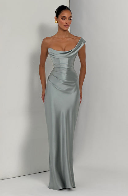 Robe Longue Thalassa - Vert Sauge