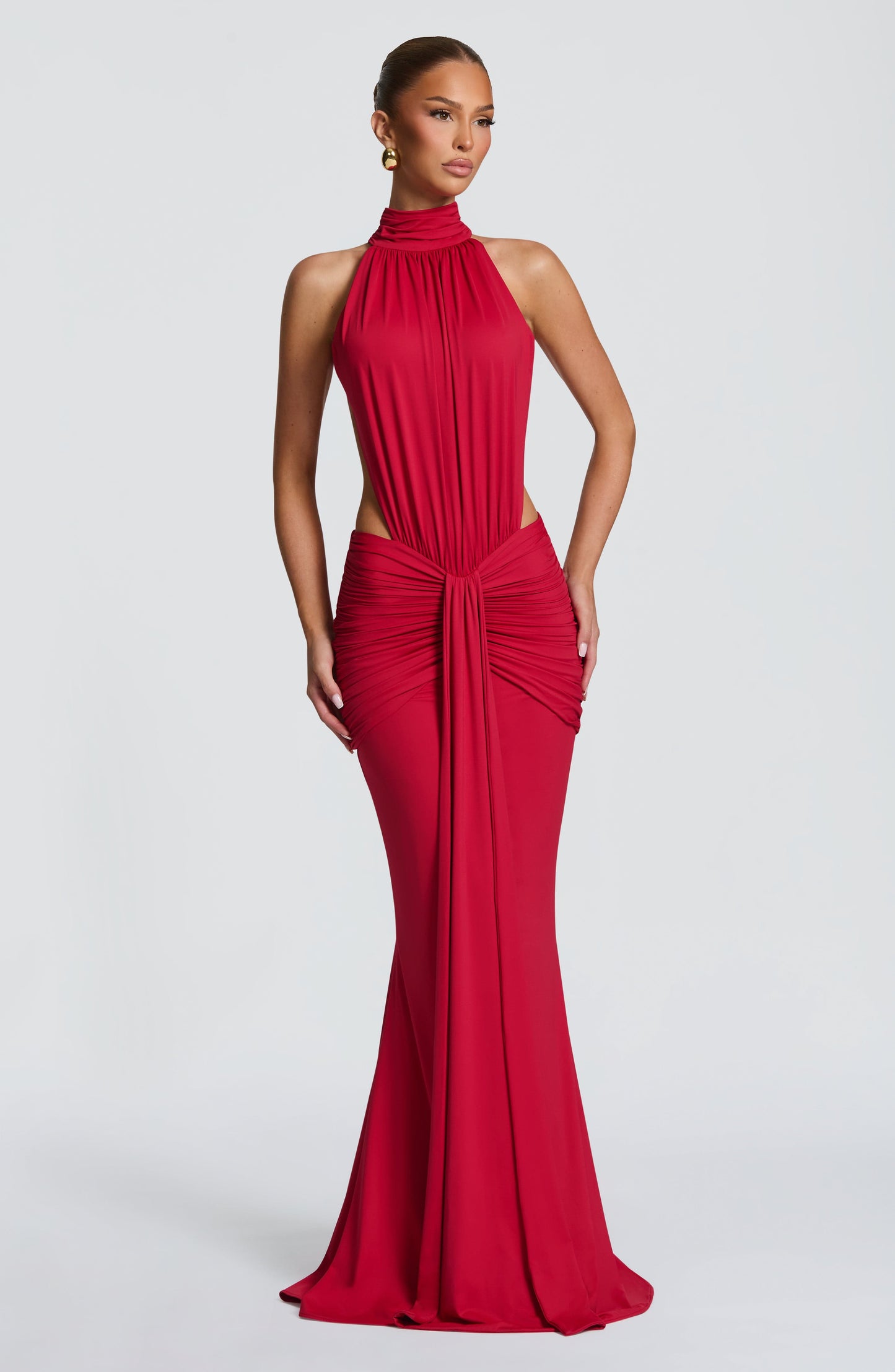 Robe Longue Longue - Rouge