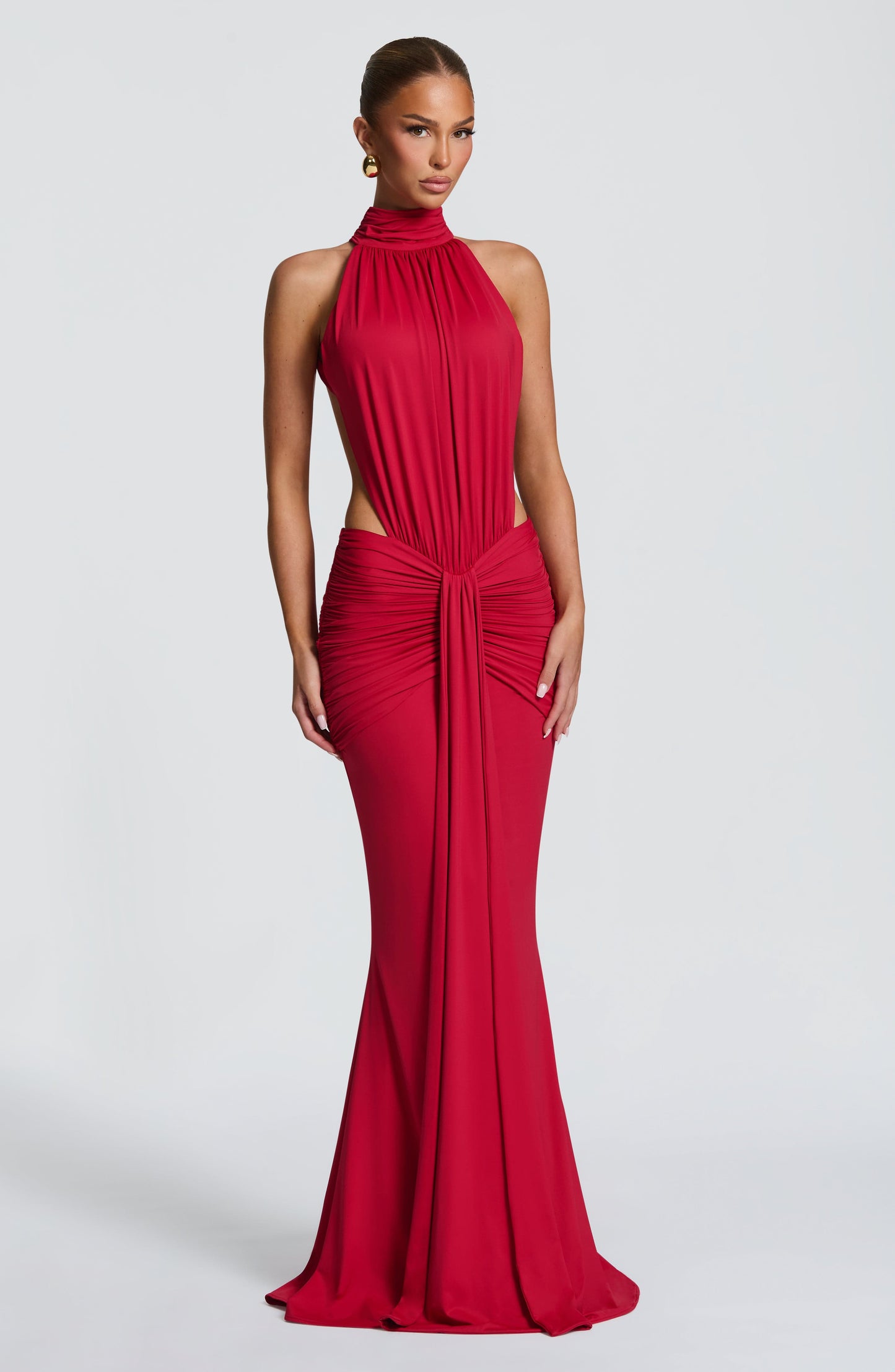 Robe Longue Longue - Rouge