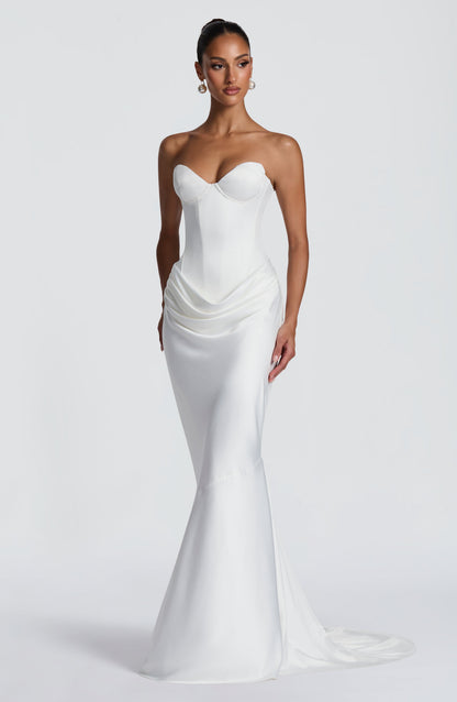 Robe Longue Vaila - Ivoire