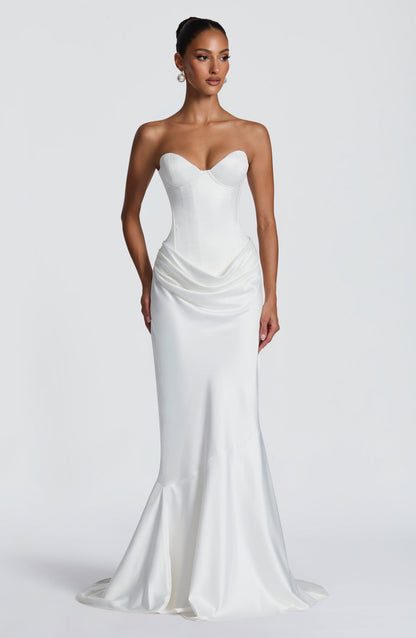 Robe Longue Vaila - Ivoire