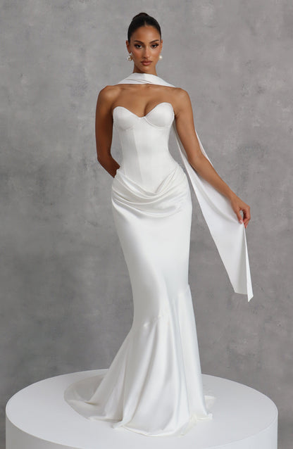 Robe Longue Vaila - Ivoire