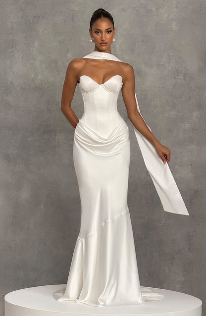 Robe Longue Vaila - Ivoire