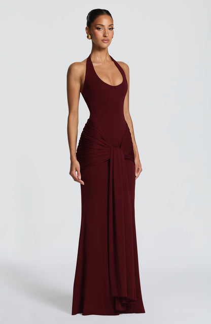 Robe Longue Robe - Cerise laquée