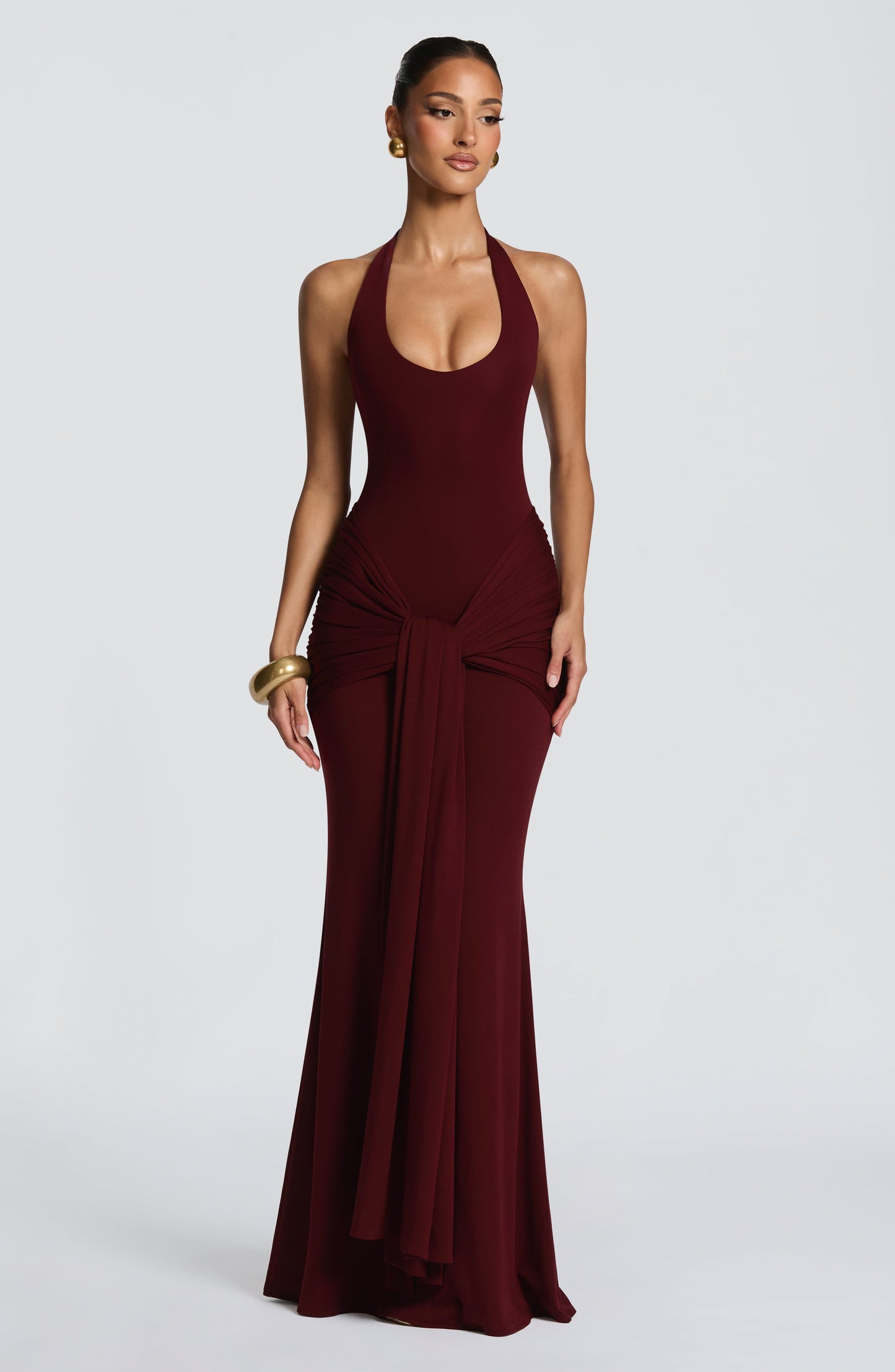 Robe Longue Robe - Cerise laquée