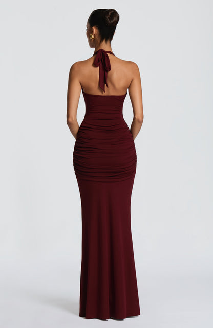 Robe Longue Robe - Cerise laquée