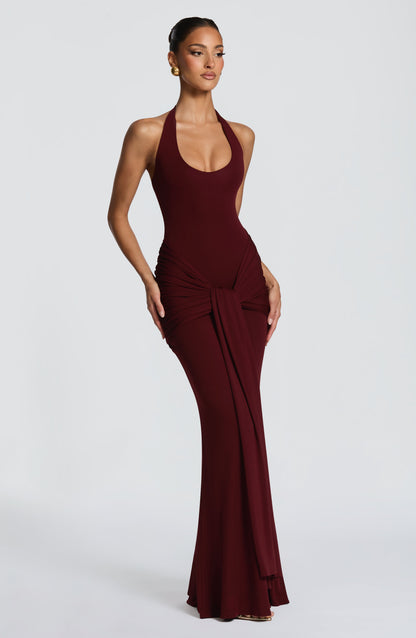 Robe Longue Robe - Cerise laquée