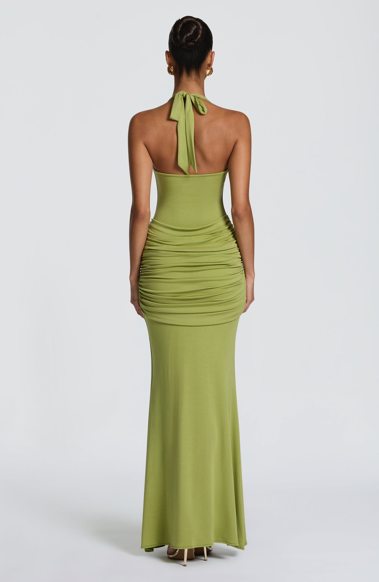 Robe Longue Veneda - Vert olive